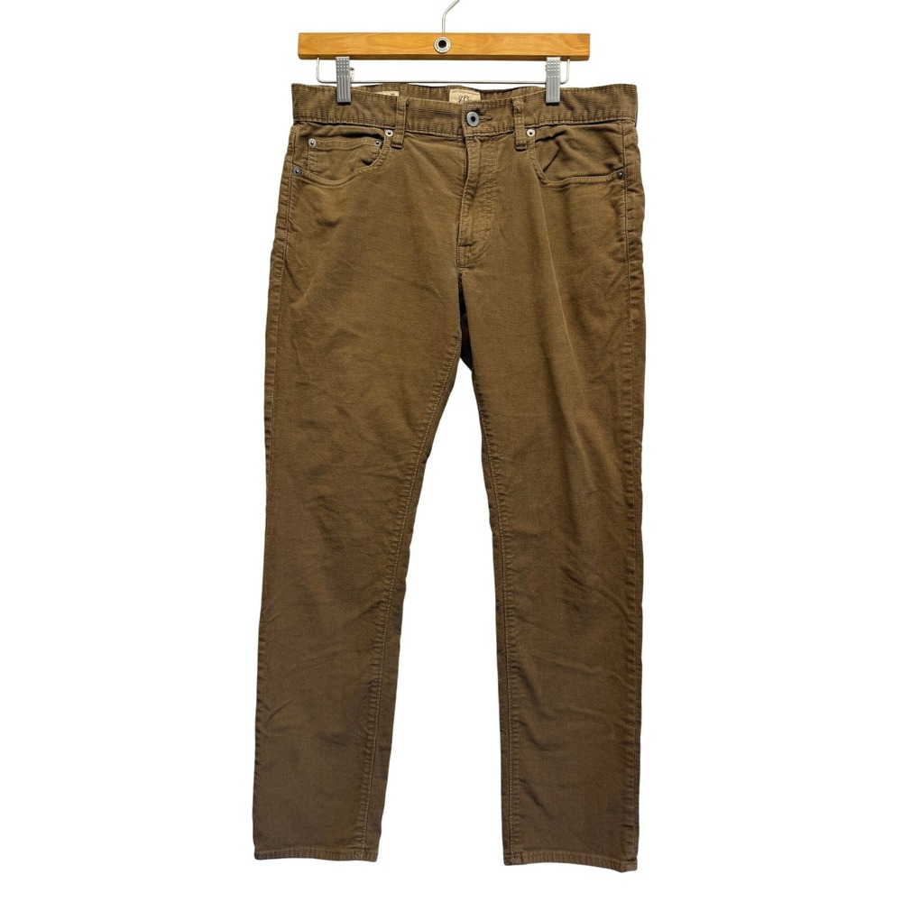 J.Crew Corduroy Pants 484 Slim Fit 32x30 Brown Mens